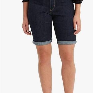 Levi's Dark Blue Denim Bermudas size 31